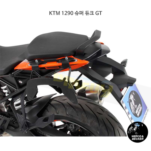 KTM 1290 슈퍼 듀크 GT C-bow 프레임 (16-)- 햅코앤베커 오토바이 싸이드백 가방 거치대 6307541 00 01
